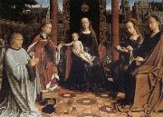 Gerard David The Mystic Marriage of St Catherine oil